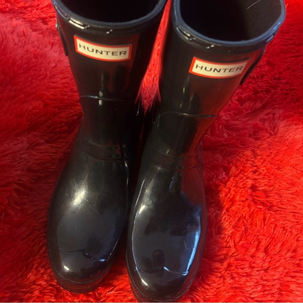 Hunter Black Rain Boots